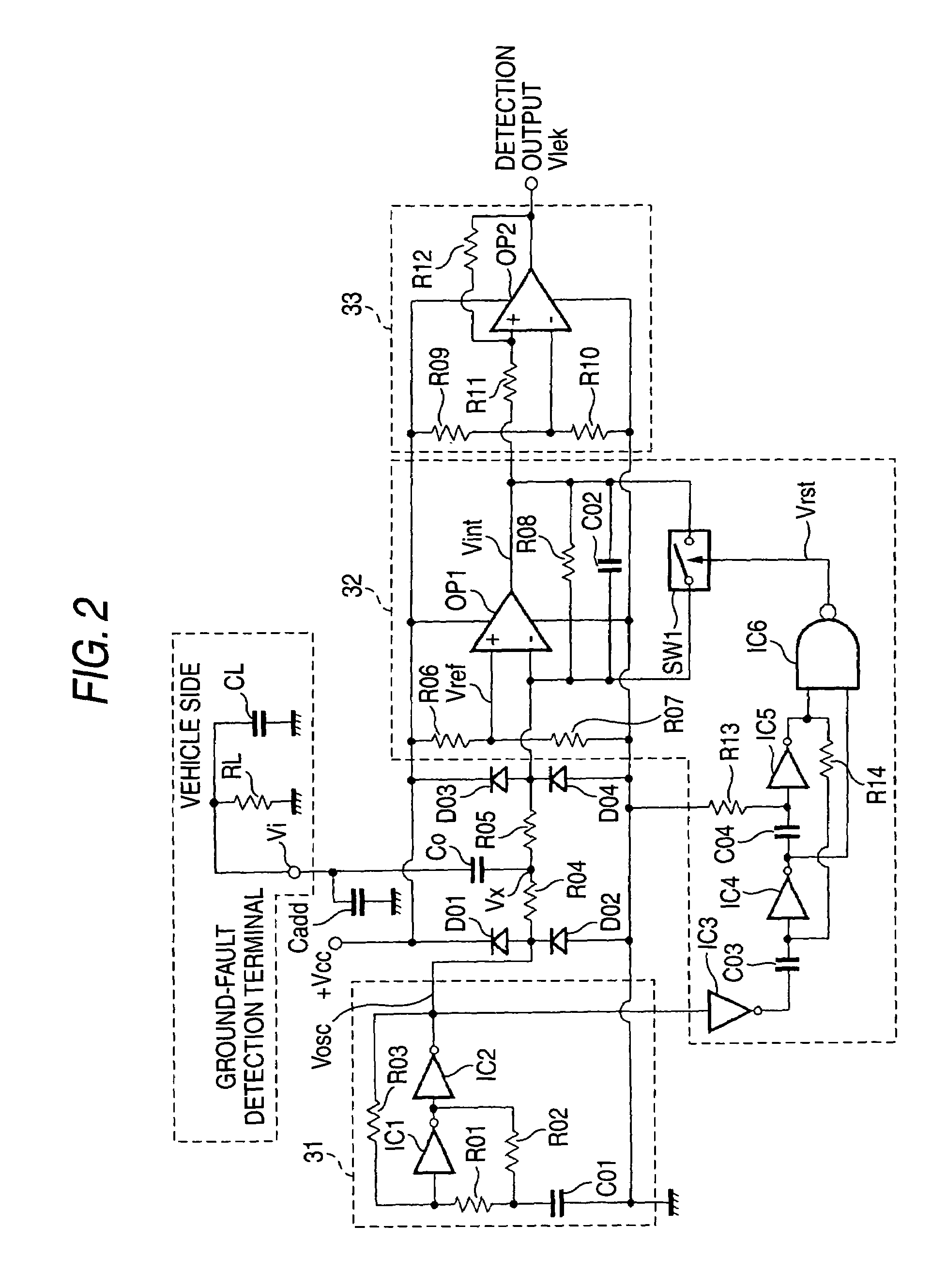 Ground-fault detecting device and insulation resistance measuring device