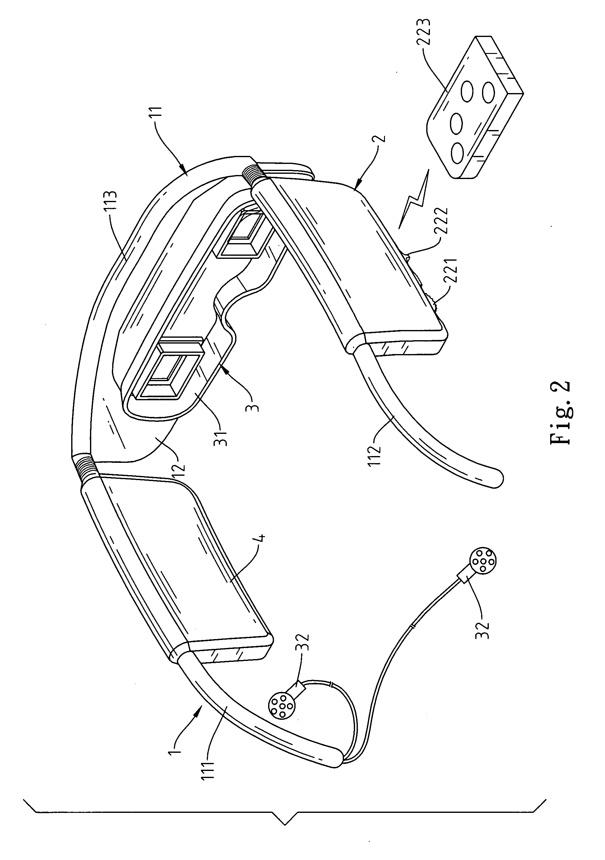 Glasses-type media player