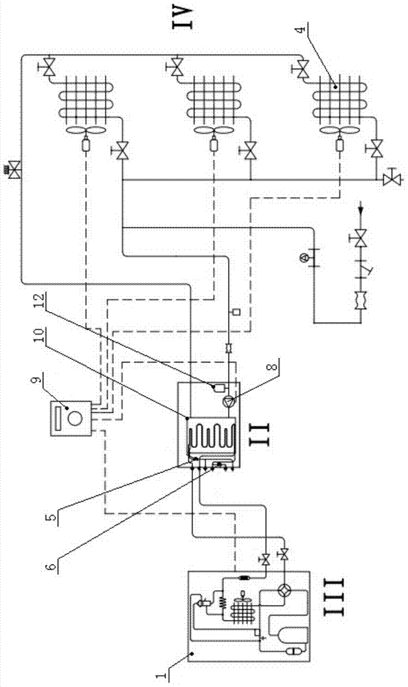 Modular air source heat pump one-machine pleuripotent energy center