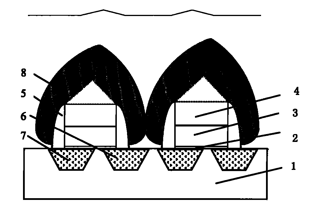 Method for improving appearance of phosphosilicate glass by virtue of high-density plasma chemical vapor deposition (HDP CVD)