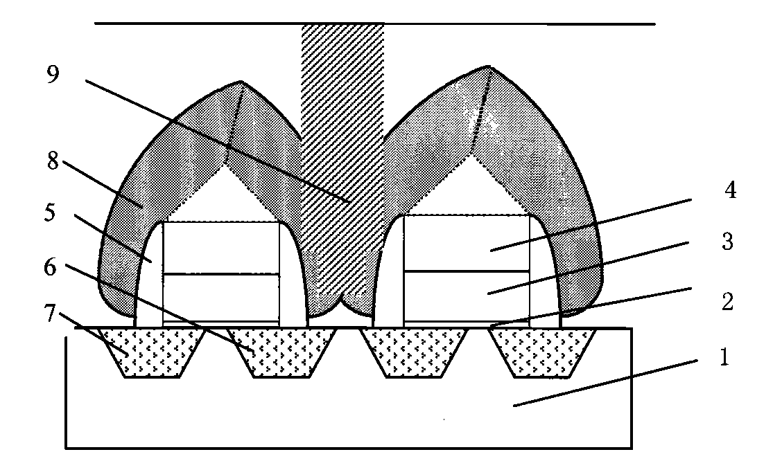 Method for improving appearance of phosphosilicate glass by virtue of high-density plasma chemical vapor deposition (HDP CVD)