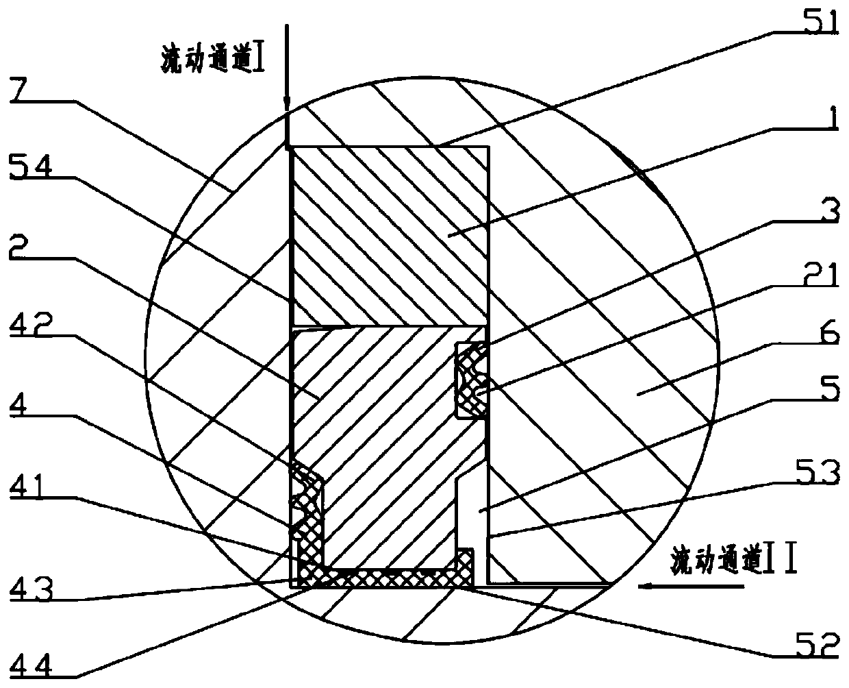 Dual-W-shaped combined type metal sealing structure for roller cone bit