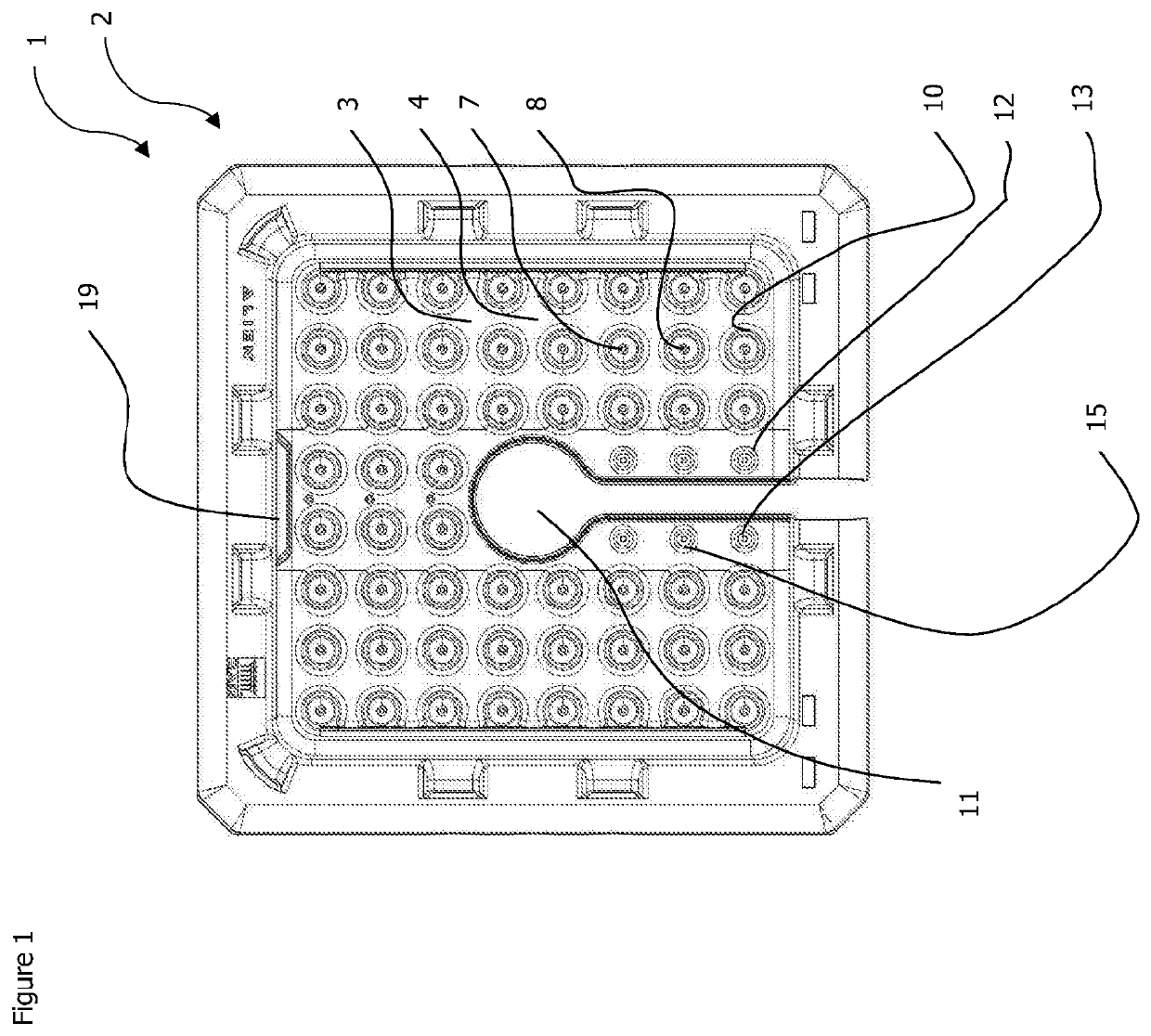 Device for irrigating plants