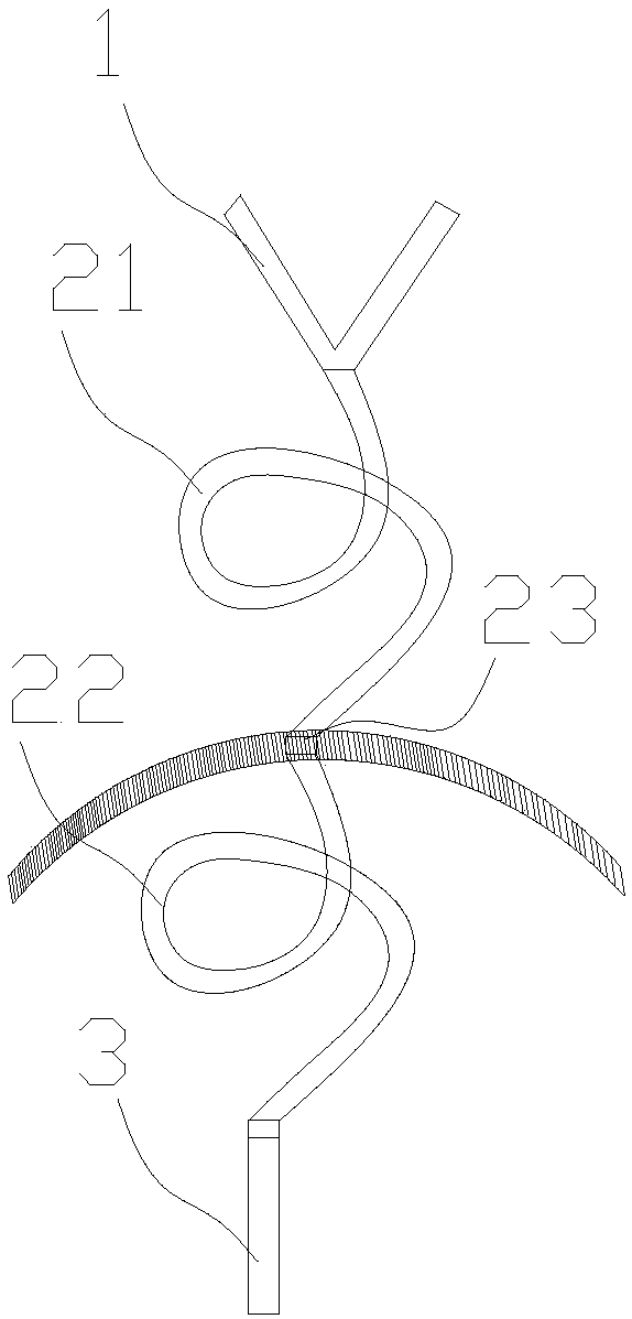 Multifunctional abdominal drainage tube