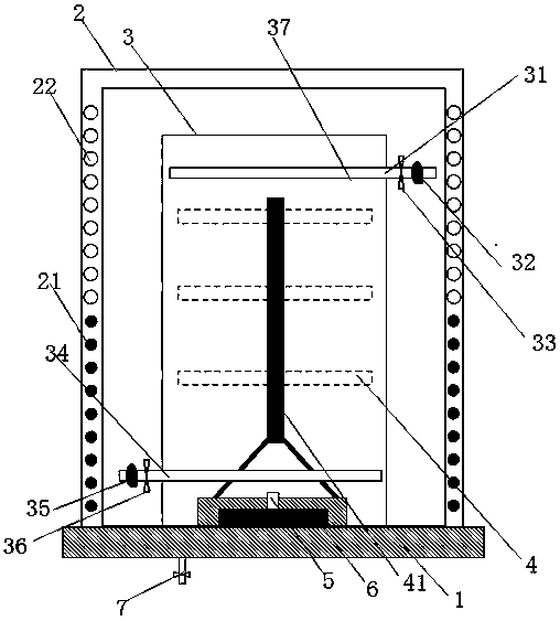 Cover type annealing furnace