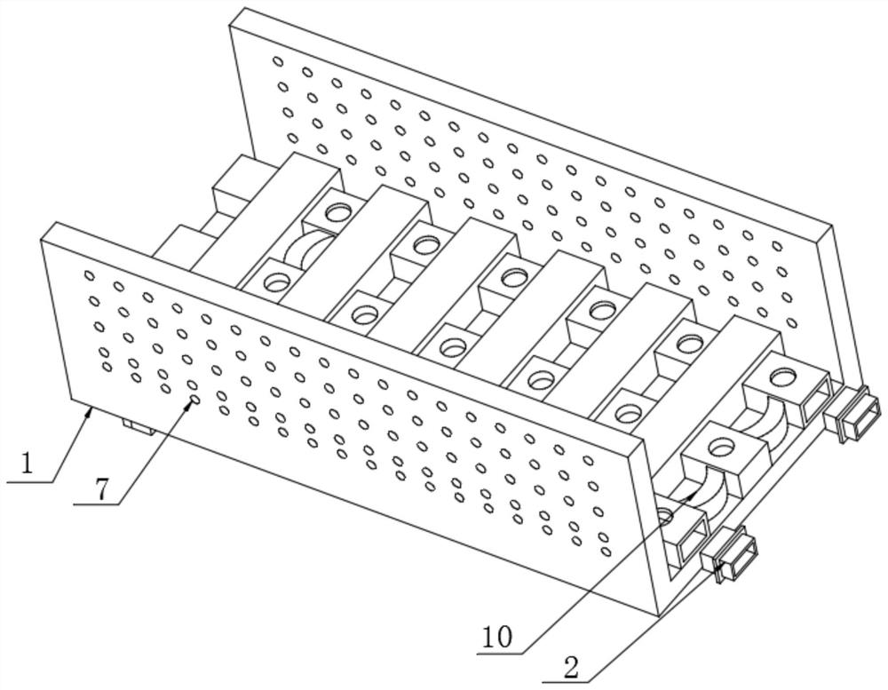 A corrugated bridge with wind circulation system