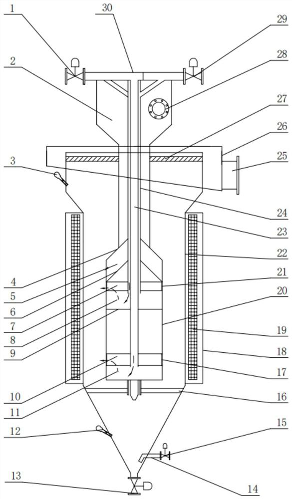 Full-automatic magnetic levitation classificator