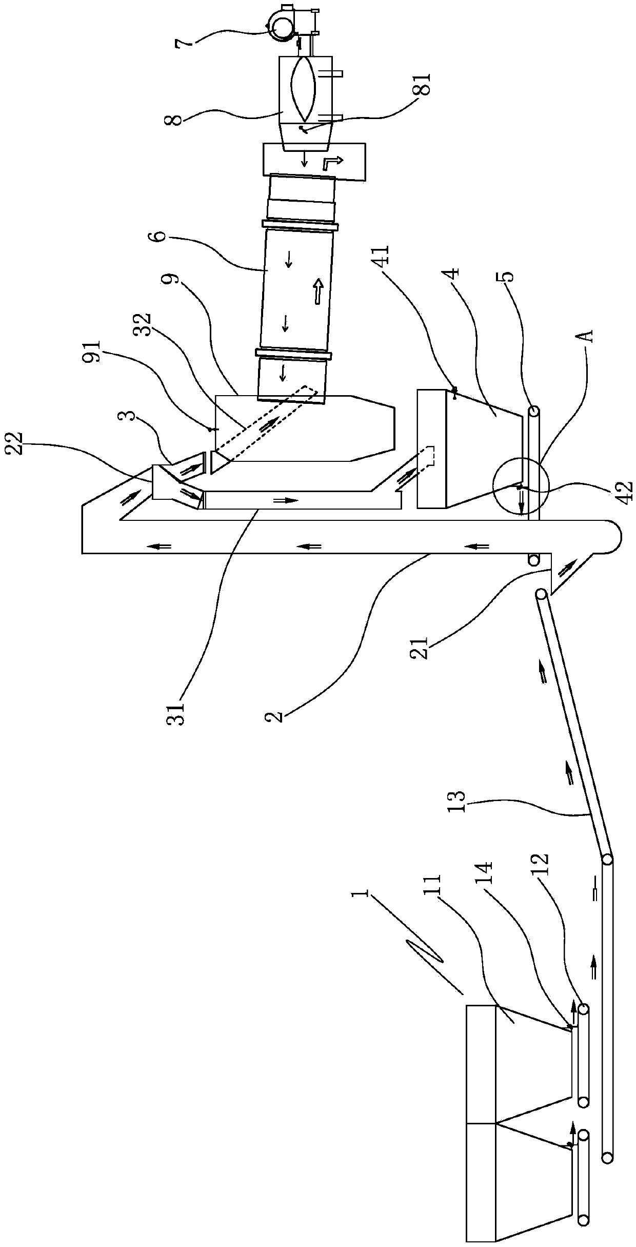 Reclaimed material loading system and reclaimed material loading method for asphalt stirring station