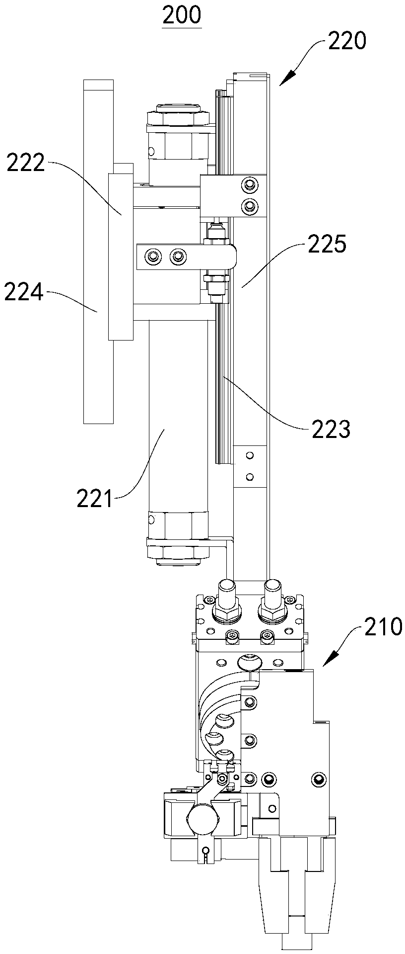 Loading and unloading device for lathe