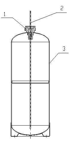 Method for gas replacement before brazing of small-scale gas cylinder