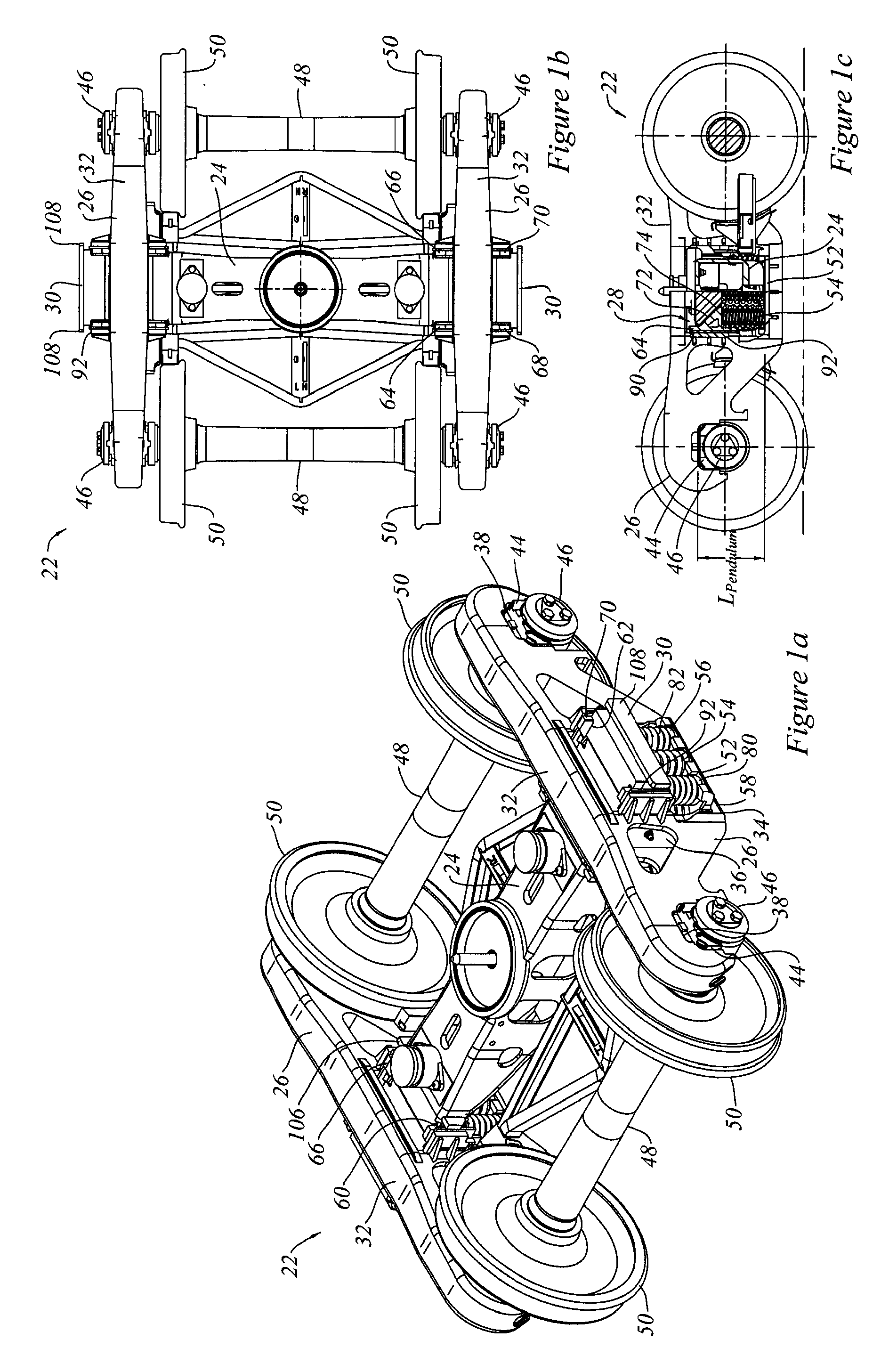 Rail road car and bearing adapter fittings therefor