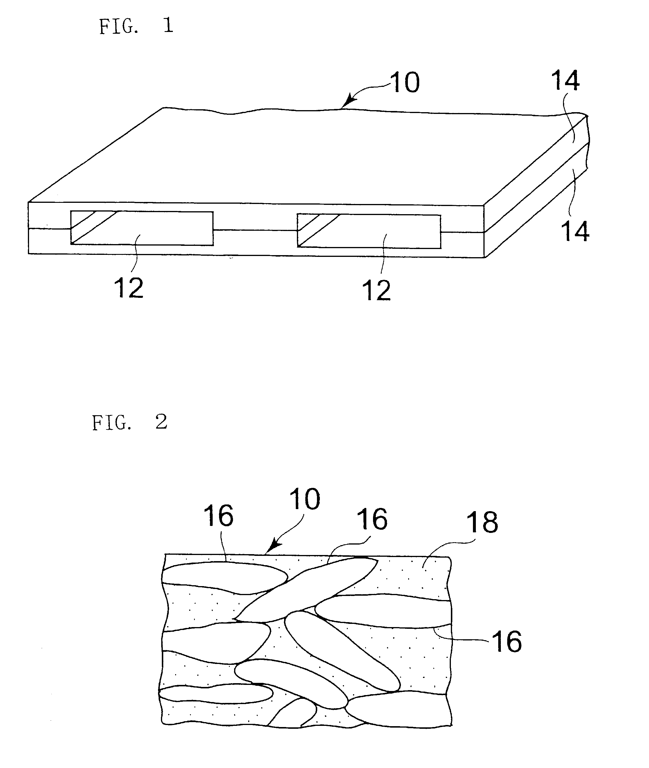 Loading and unloading pallet, forming material and method of producing it