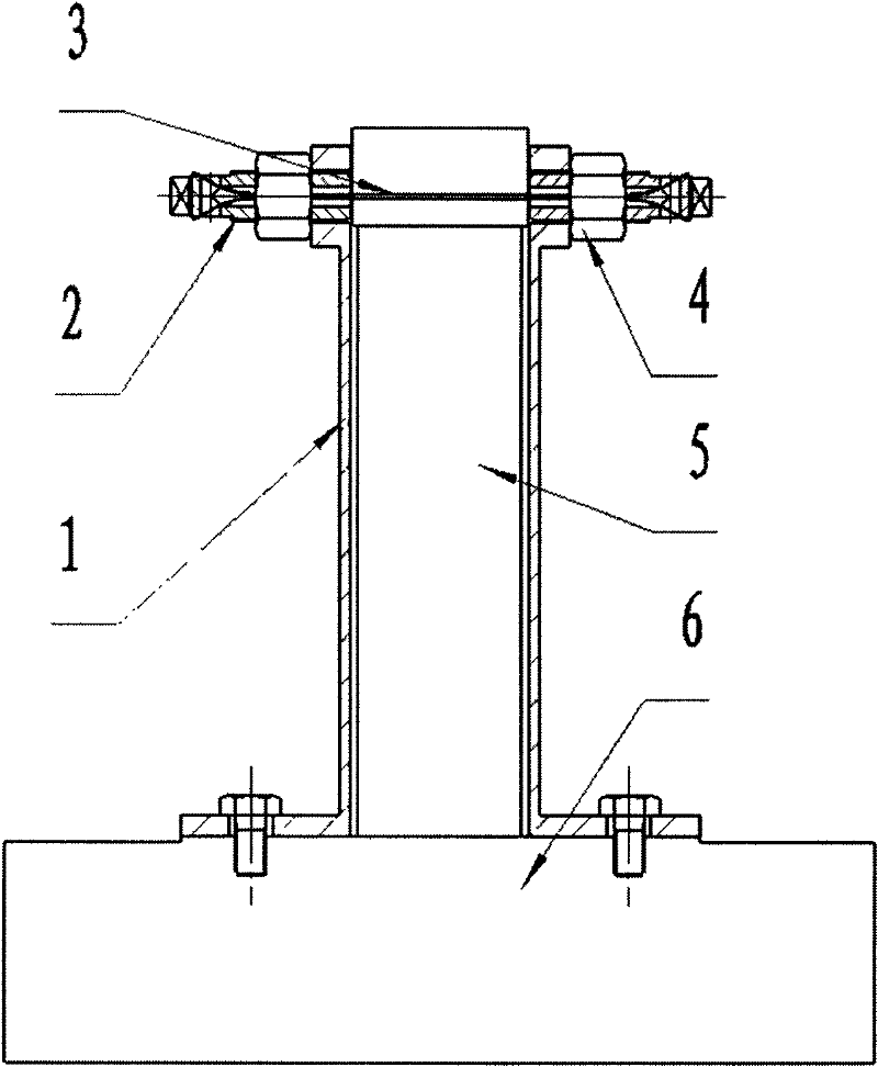 Flexible non-collision cold-finger limiting protecting device