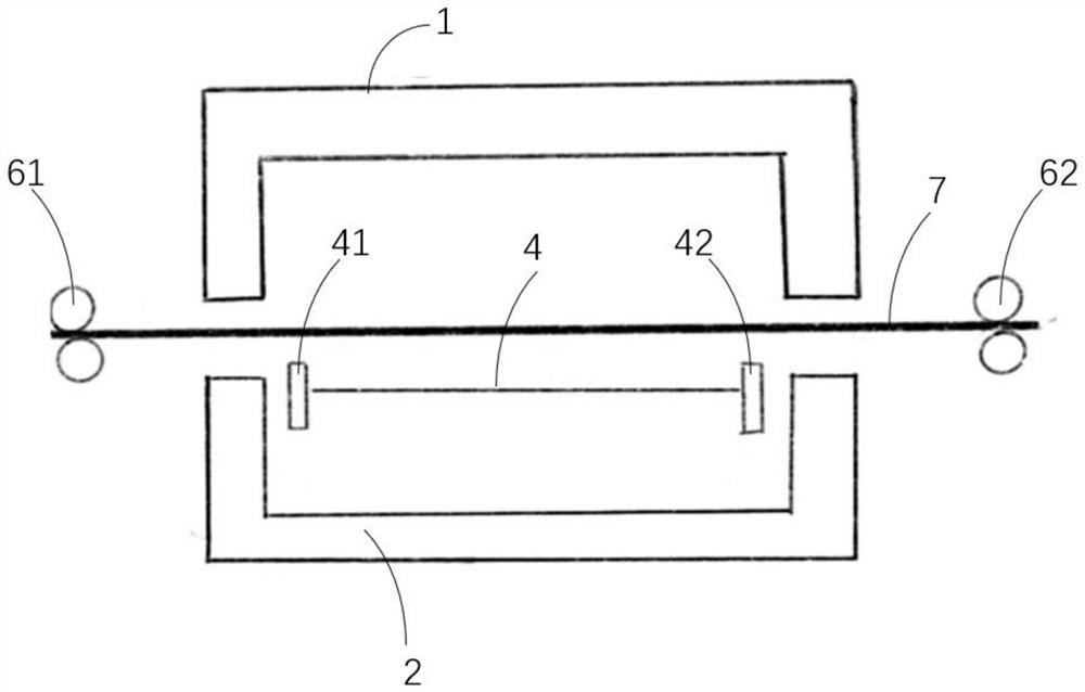 A device and method for producing polymer nanofibers