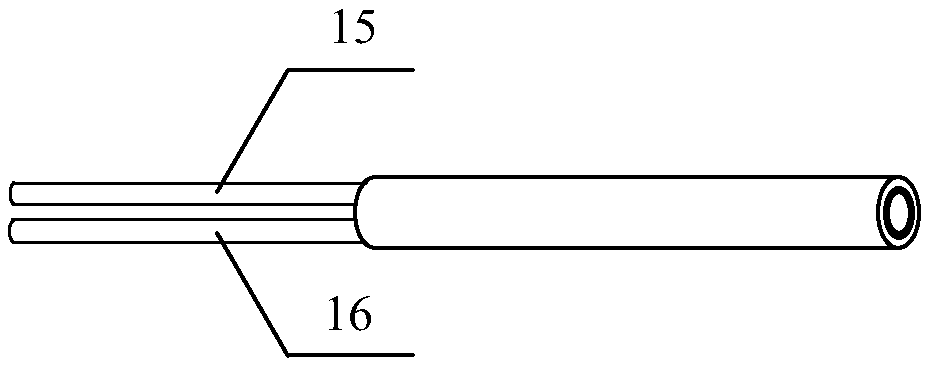 Particle flow parameter measuring device and method based on laser backward scattering method