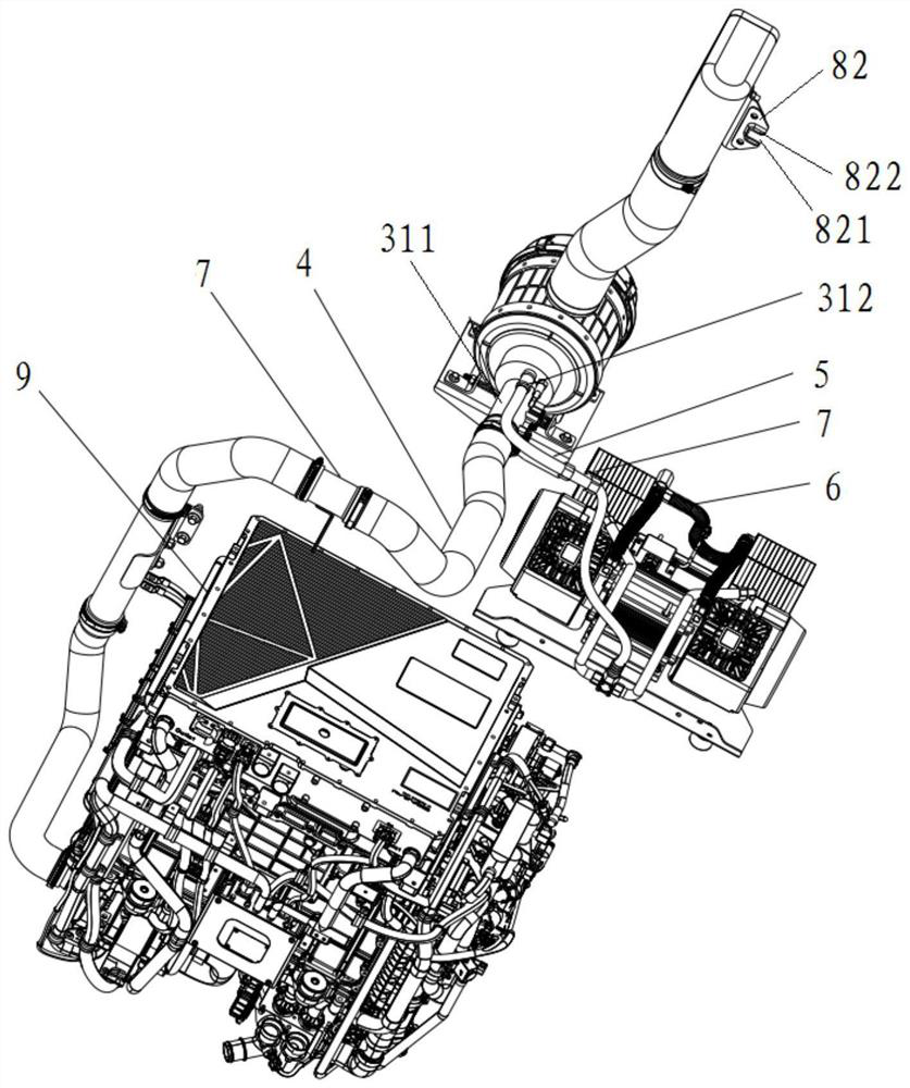 Air filter air inlet system of fuel cell vehicle
