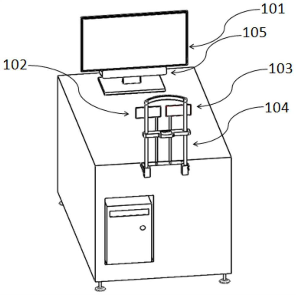 Strabismus training device