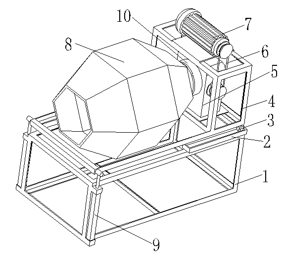 Tea frying machine