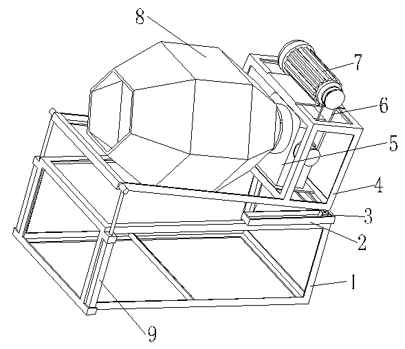 Tea frying machine