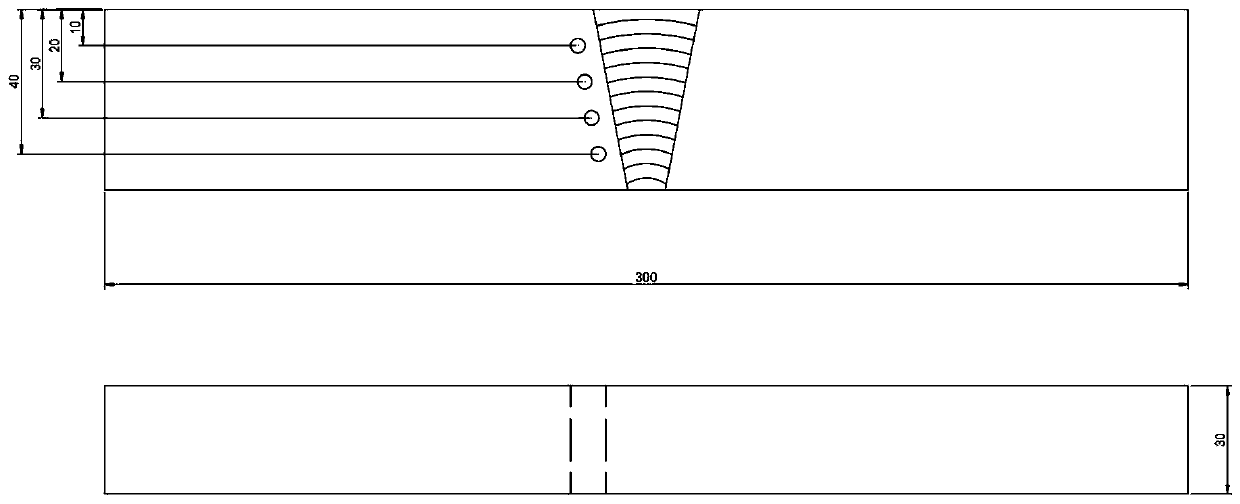 Ultrasonic detection method for austenitic stainless steel butt welding joint