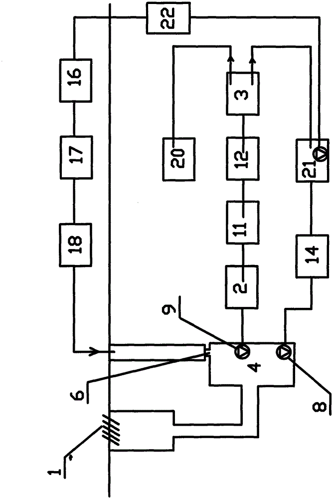 An underground sewage treatment device