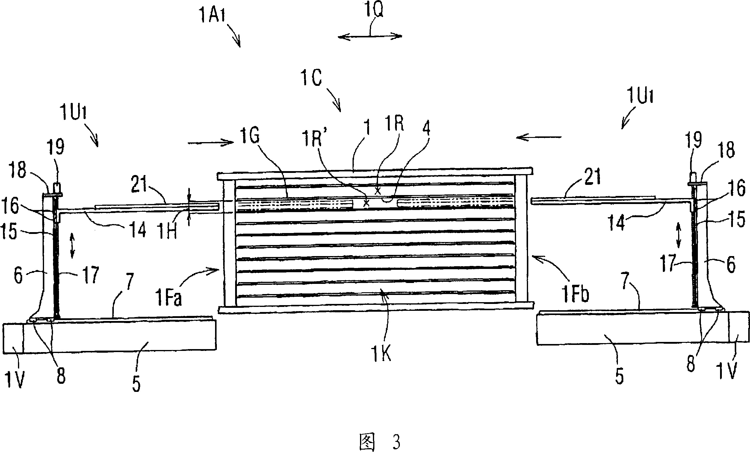 Substrate carrying in/out apparatus, substrate carrying method and device thereof
