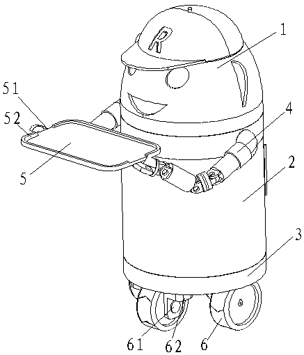 A follower robot equipped with Bluetooth positioning automatic follower technology