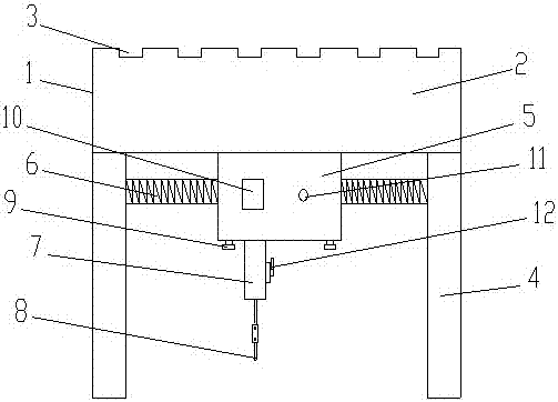 High-strength reinforced type outdoor escape ladder pedal