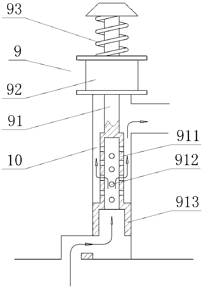 Vacuum die casting system and exhaust method thereof