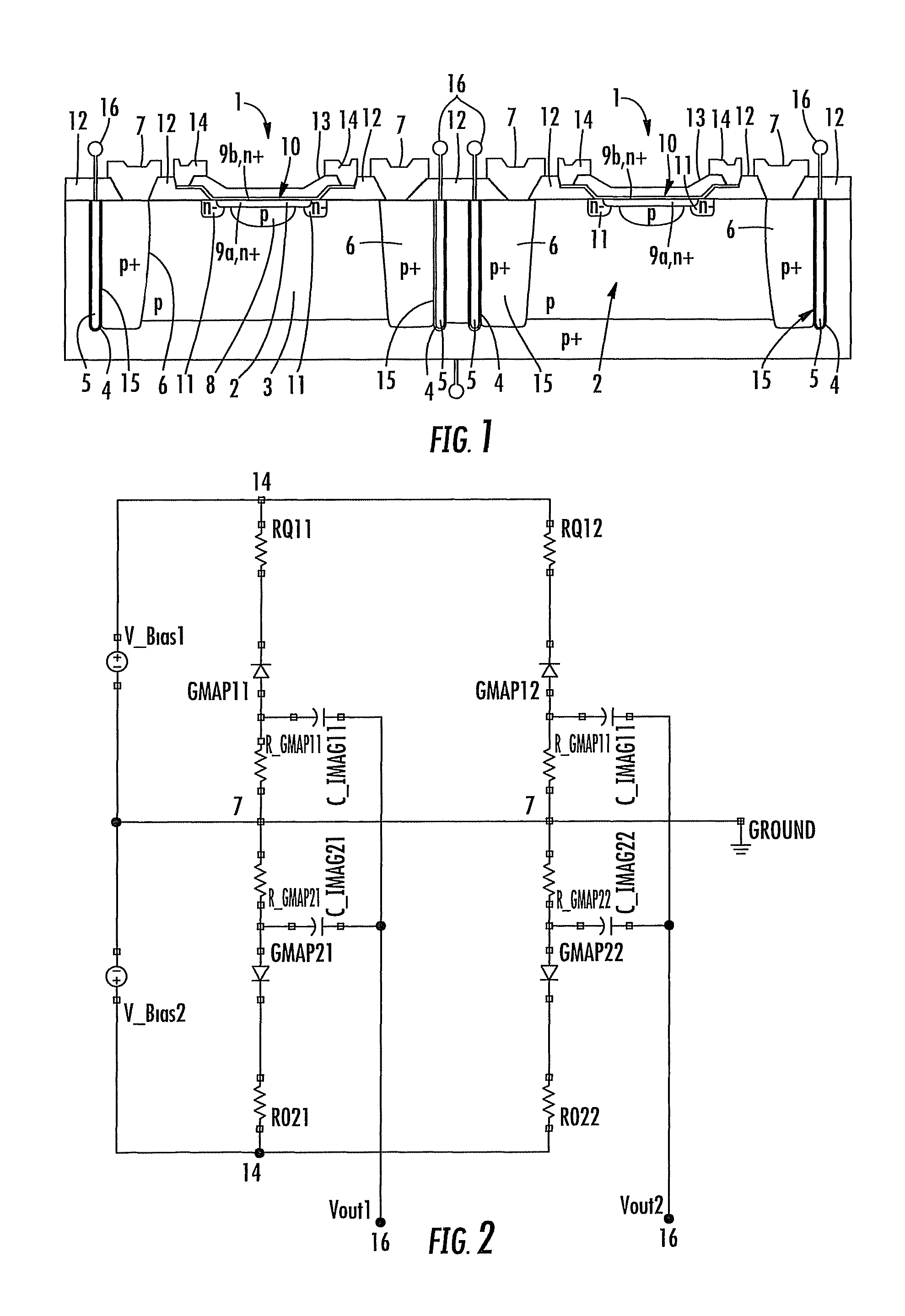 Method of detecting impinging position of photons on a geiger-mode avalanche photodiode, related geiger-mode avalanche photodiode and fabrication process