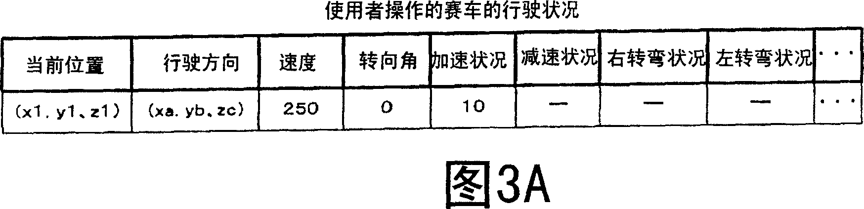 Image producing device, acceleration displaying method, and program