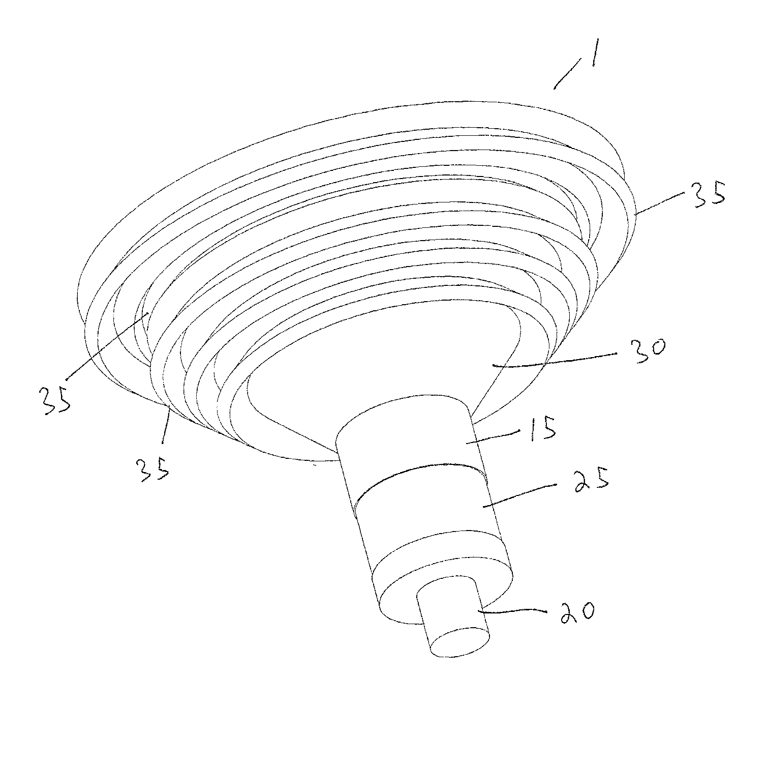 Tuned perturbation cone feed for reflector antenna