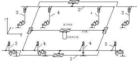 Autonomous mobile mechanism capable of walking on surface of work piece and adjusting gesture