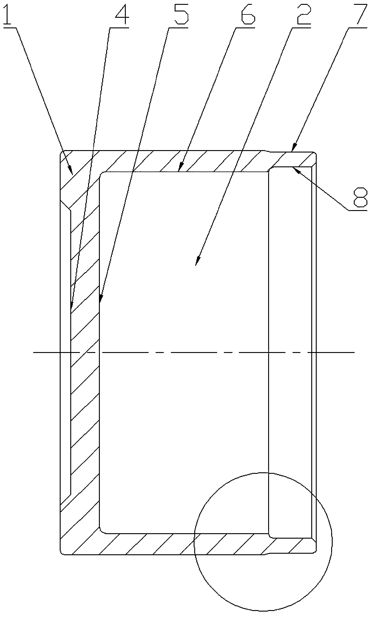 Processing method of cold extruded high wear-resistant bearing outer ring