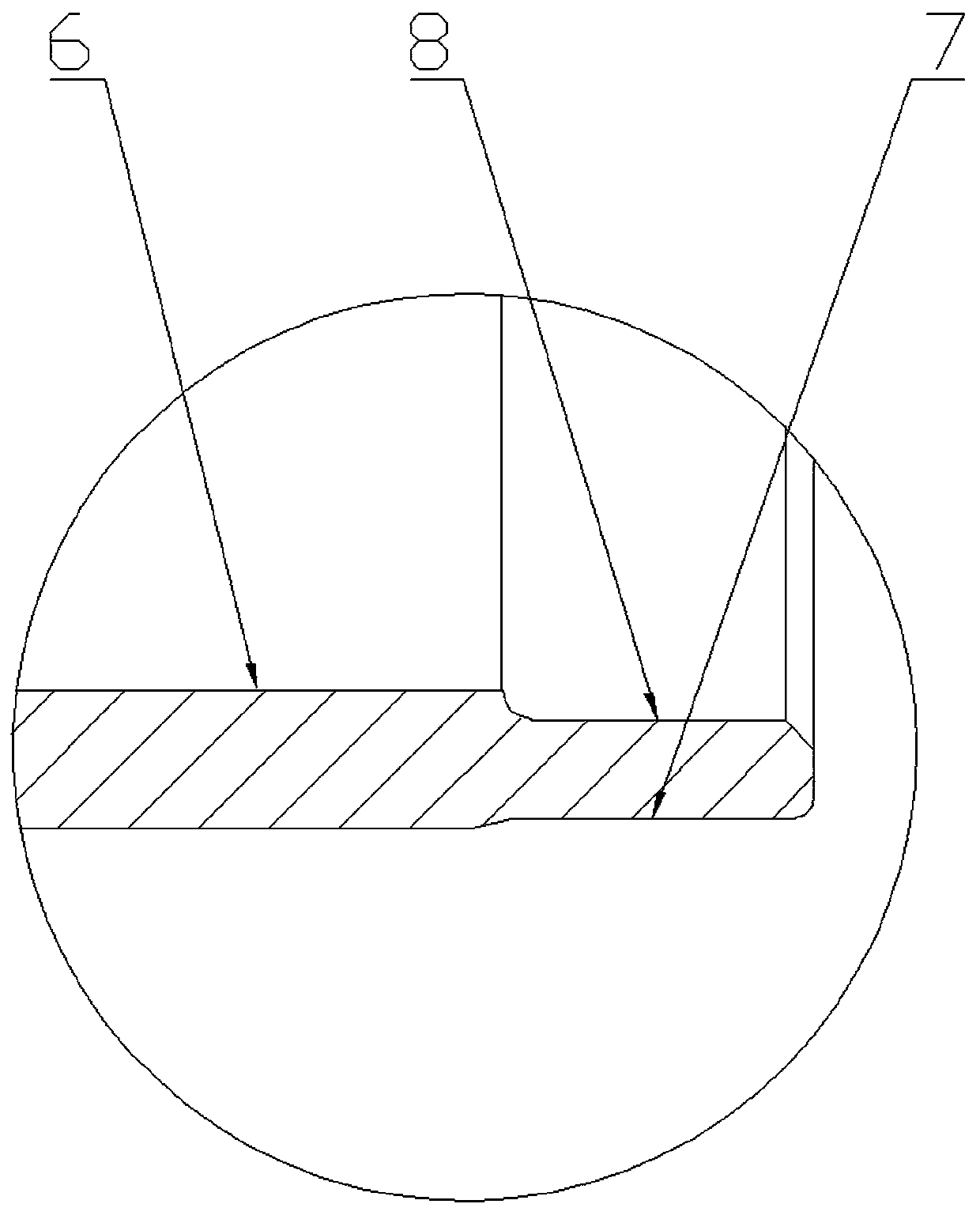 Processing method of cold extruded high wear-resistant bearing outer ring