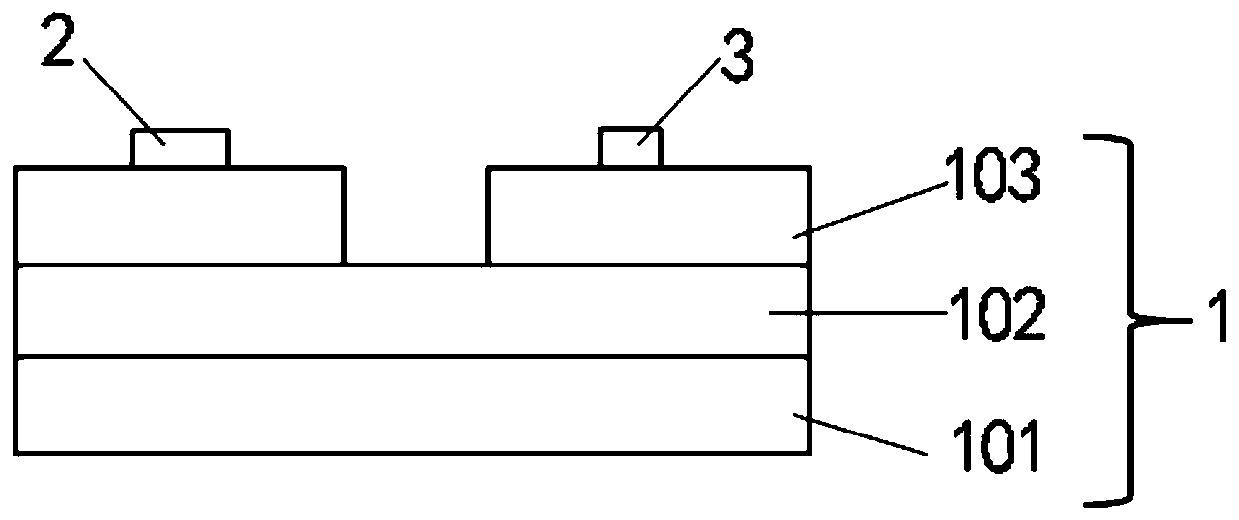 Diode with NTC temperature detection and preparation method thereof