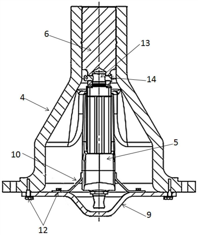 A blade locking device applied to wind turbines