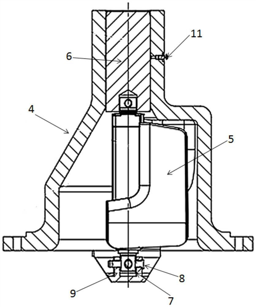 A blade locking device applied to wind turbines