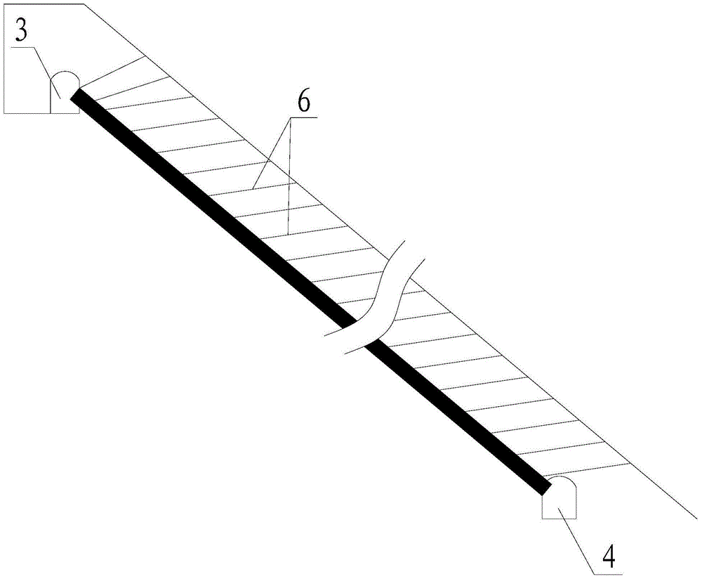 Treatment method for roof disasters in large dipped coal seams