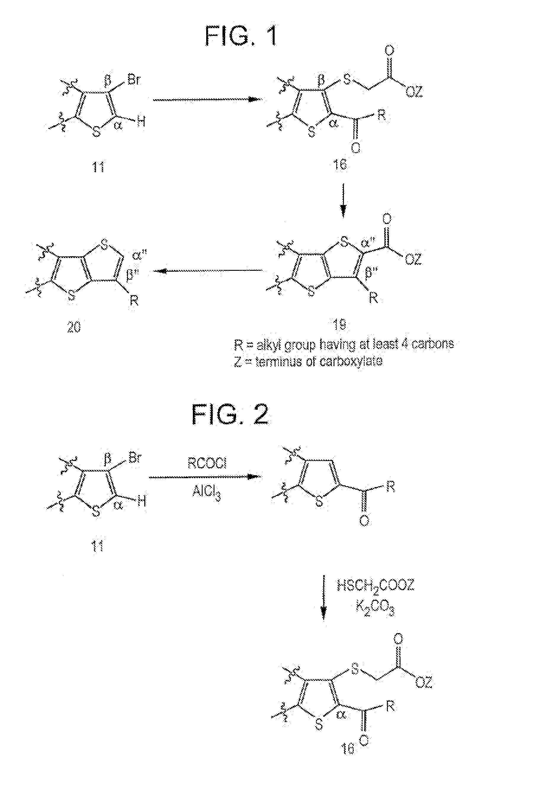 Fused thiophenes, methods of making fused thiophenes, and uses thereof