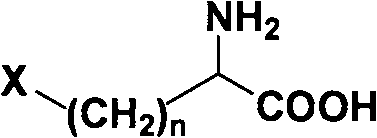 Method for splitting halogenated alpha-amino acid