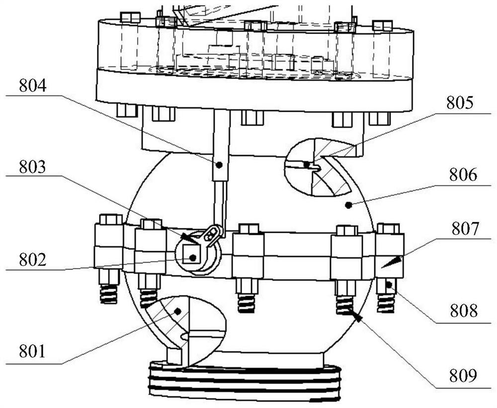 Ball valve for sampling, natural gas hydrate fidelity sampler, and sampling method