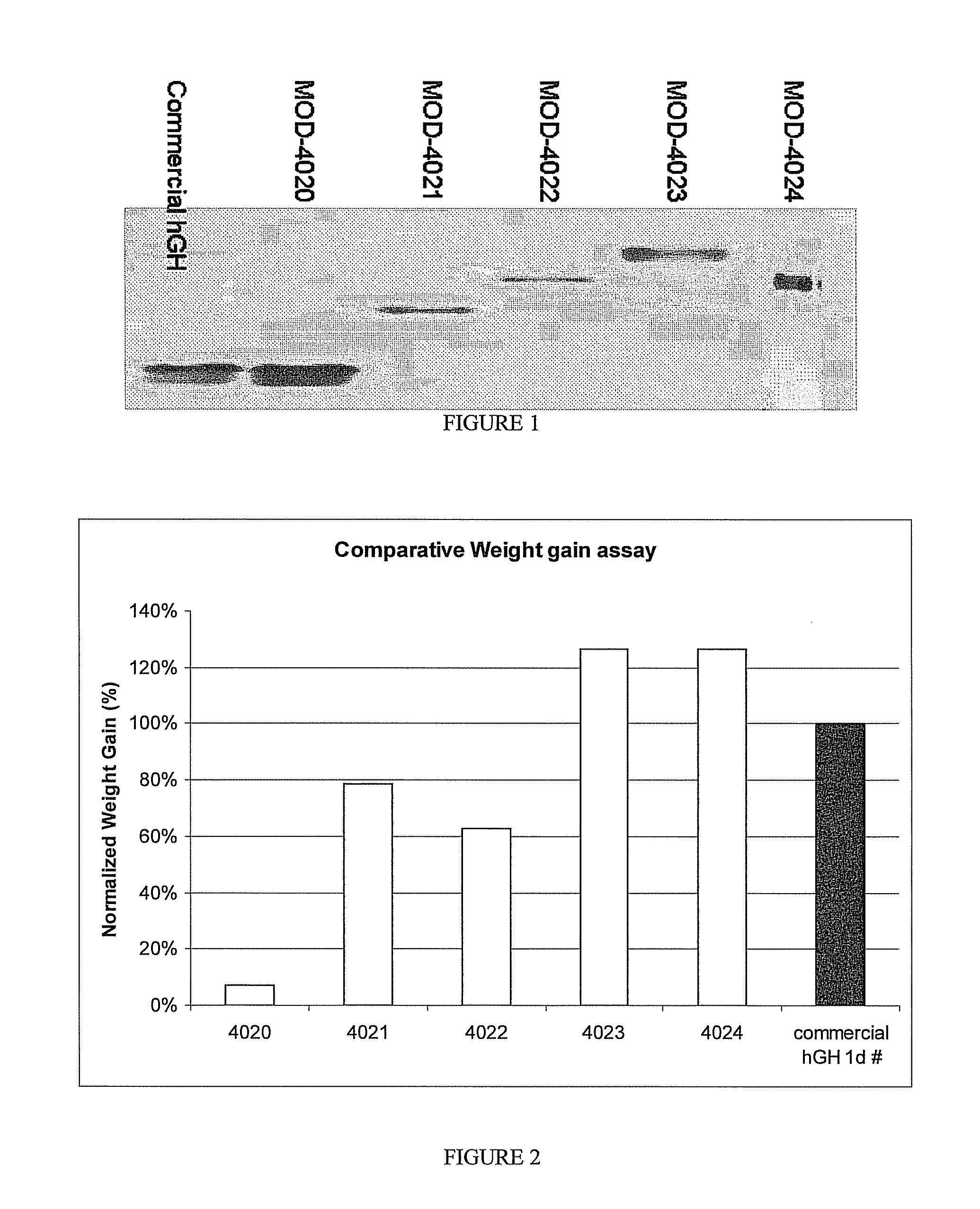 Long-acting growth hormone and methods of producing same