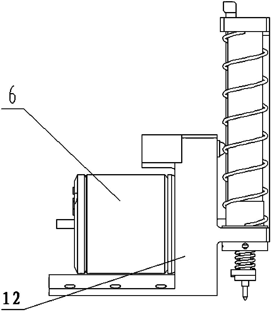 Vertical locking, separating and recovering mechanism