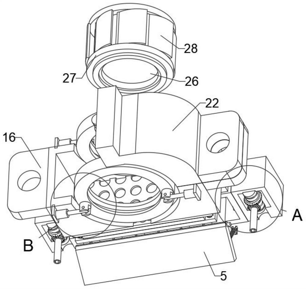 Split type heat dissipation bearing seat with overheating prevention function