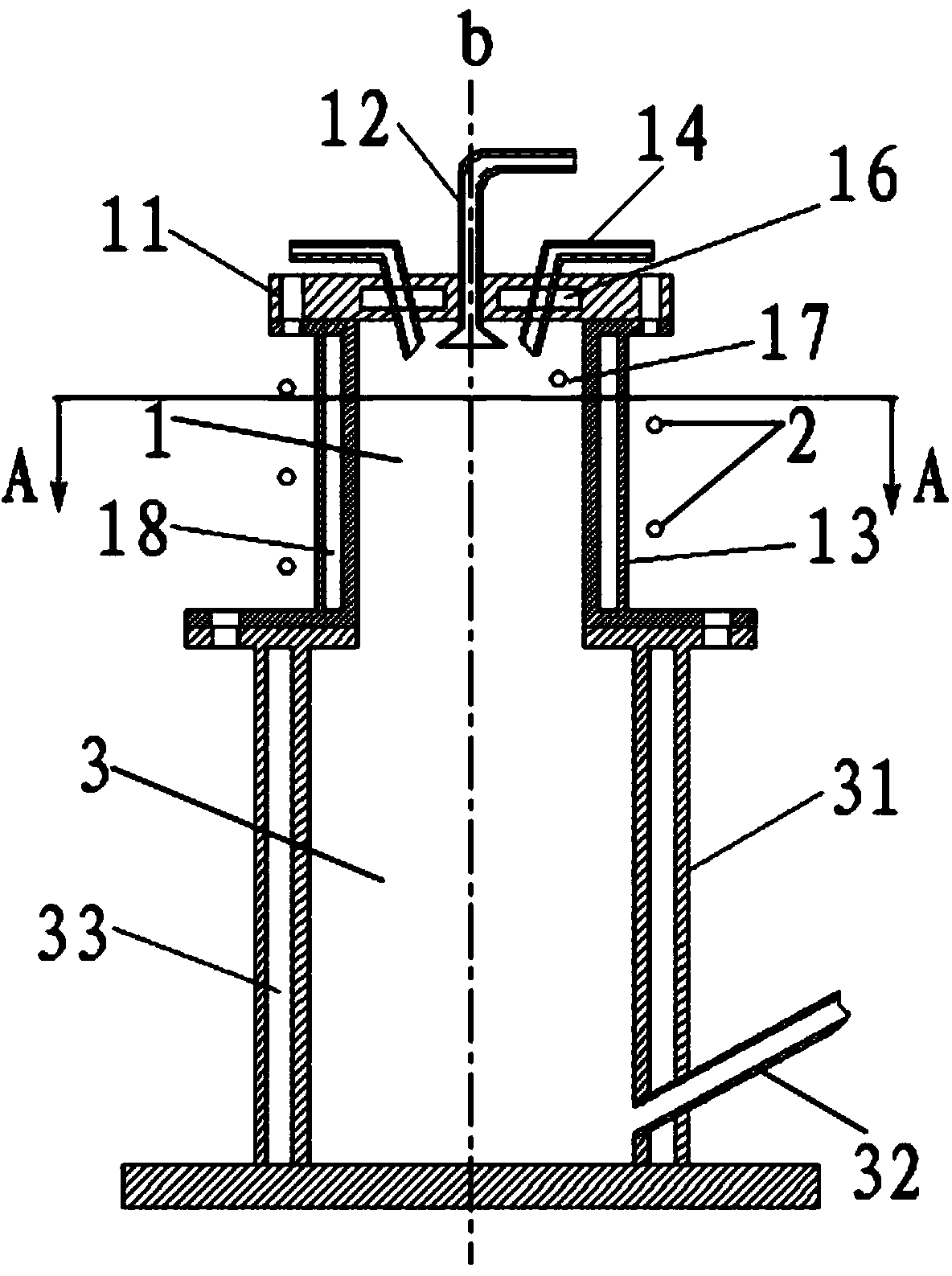 Device and system for spheroidizing powder by using alternating-current plasmas