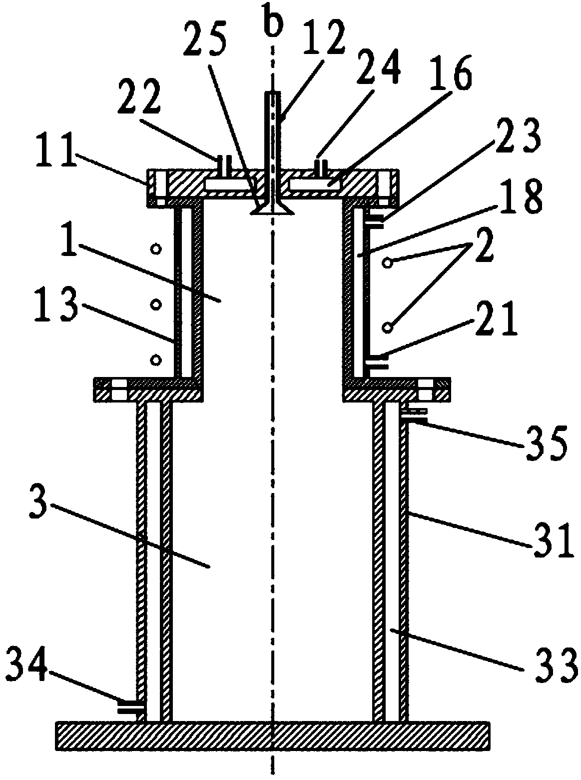 Device and system for spheroidizing powder by using alternating-current plasmas