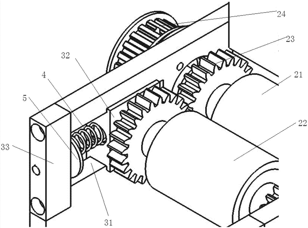 Roller pressure adjusting device for sheet package machine