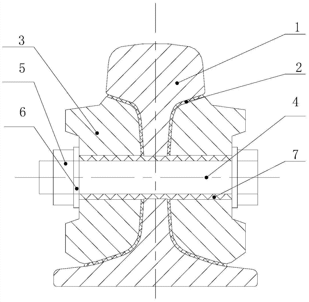 A special-shaped rail and rail glued insulation joint