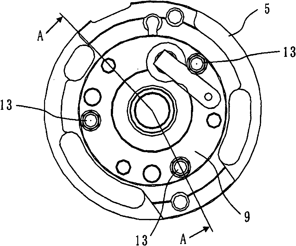 Two cylinder rotation type hermetic compressor and its manufacturing method